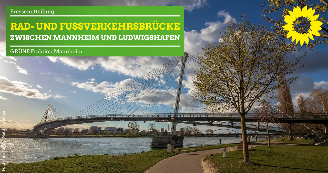 Symbolbild: Rad- und Fußverkehrsbrücke über den Rhein bei Kehl