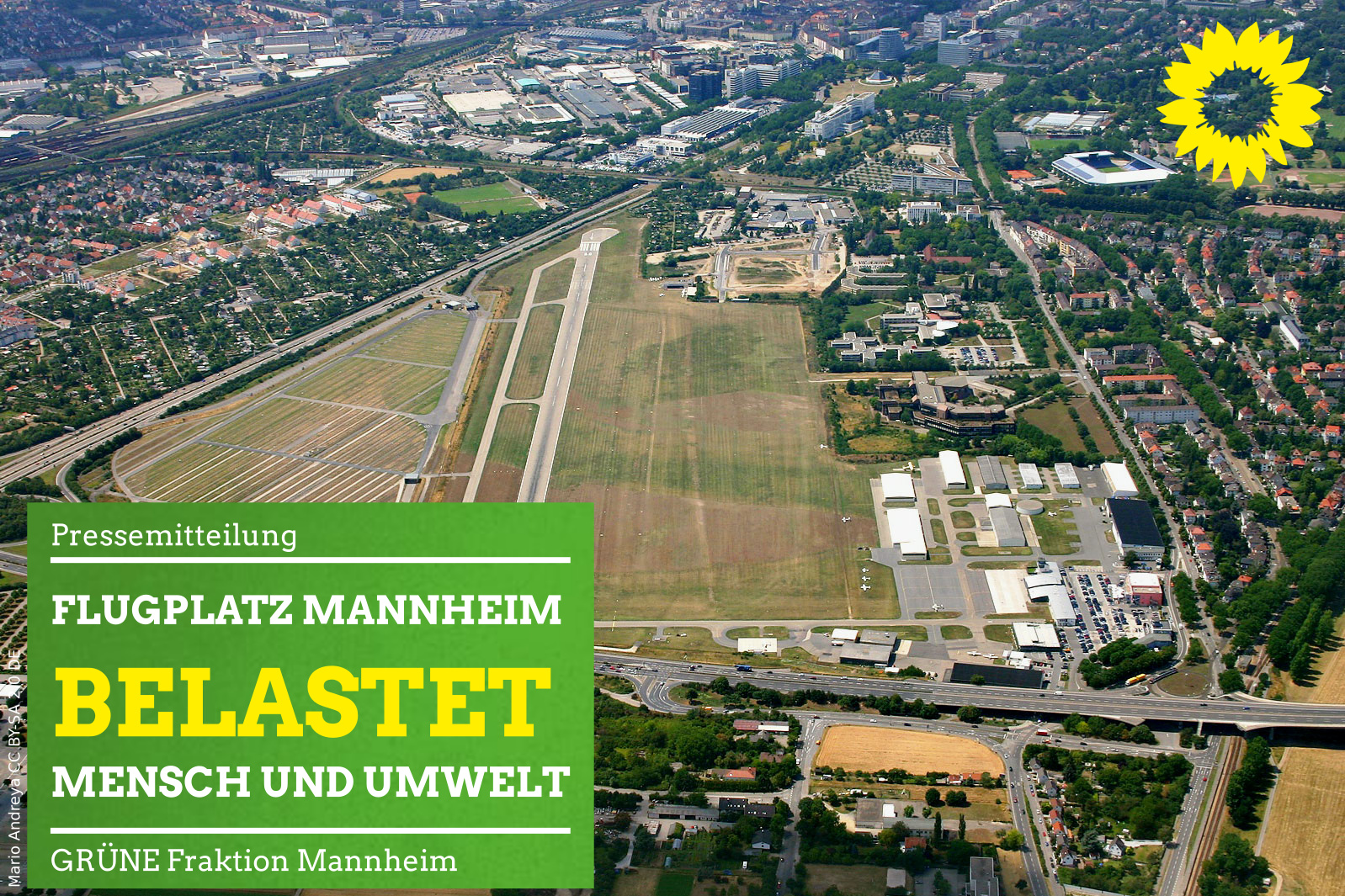 Luftbild Flugplatz Neuostheim