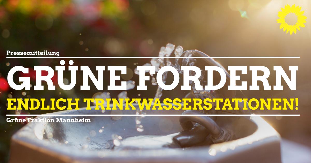 Kostenloses Trinkwasser für alle unterwegs!