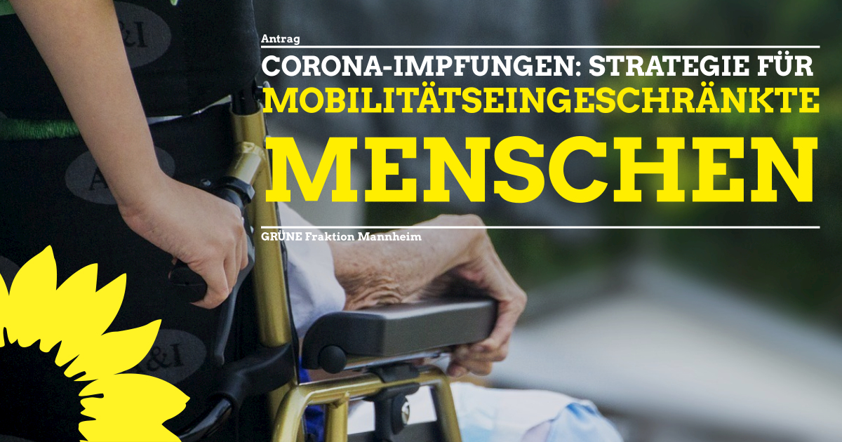 Impfstrategie für mobilitätseingeschränkte Menschen