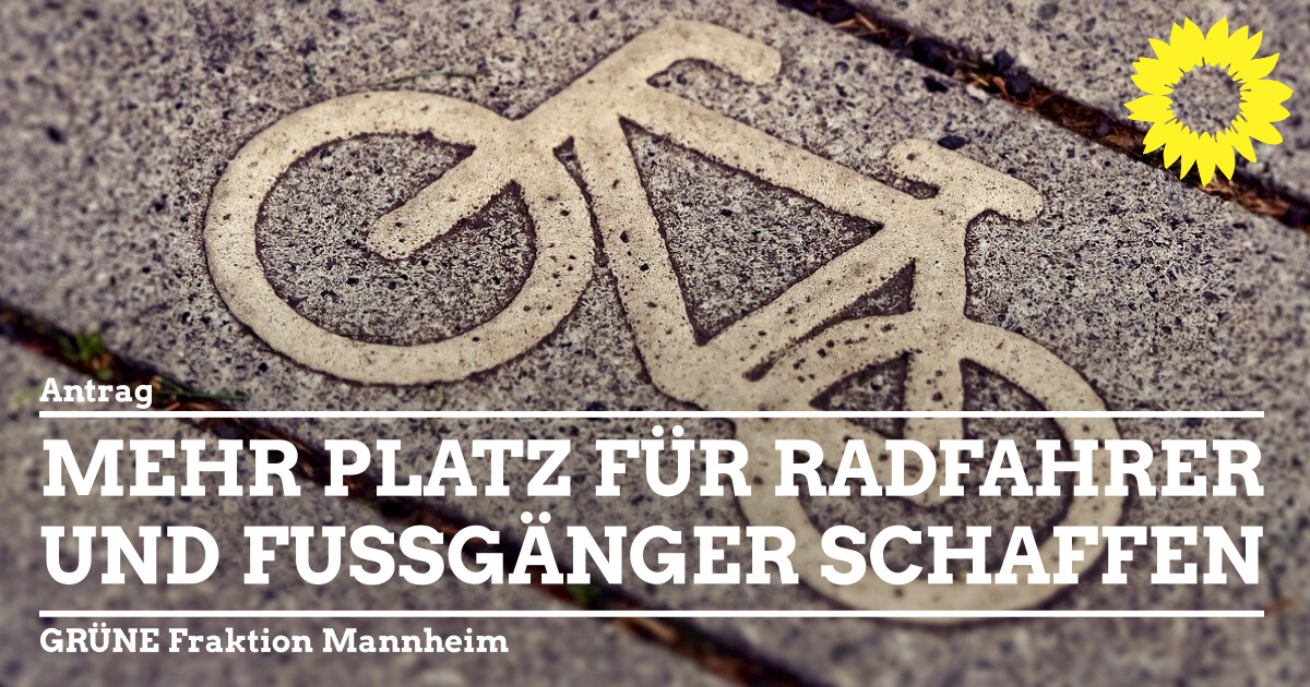 Mehr Platz für Fahrräder und Fußgänger 