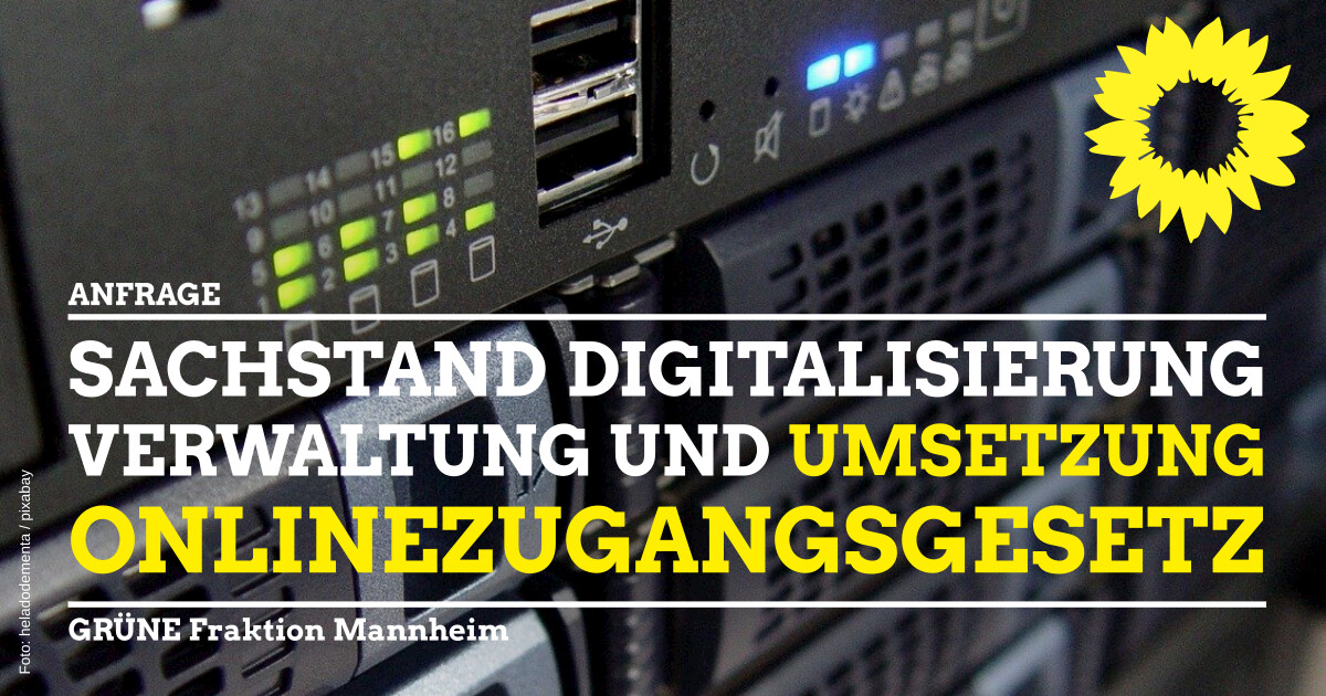 Sachstand Digitalisierung Verwaltung und OZG