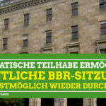 Offener Brief GRÜNE BBR öffentliche Sitzungen