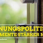 Wohnungspolitische Maßnahmen nutzen